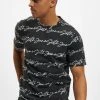 SIXTH JUNE Herren T-Shirt All Over Signature In Schwarz