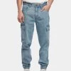 Southpole Herren Cargohose Denim In Blau