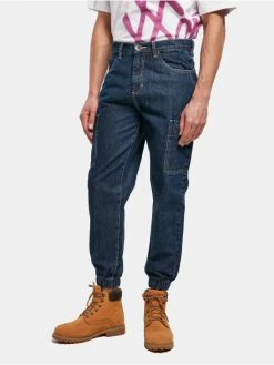 Southpole Herren Cargohose Denim In Blau