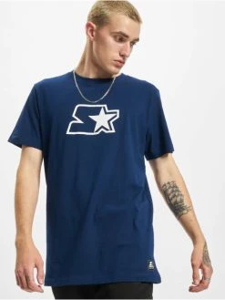Starter Herren T-Shirt Small Logo In Blau
