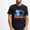 Starter Herren T-Shirt Two Color Logo In Schwarz