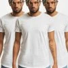SUBLEVEL Herren T-Shirt Basic 3-Pack In Weiß