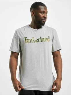 Timberland Herren T-Shirt Ft Linear In Grau