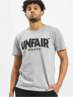 Unfair Athletics Herren T-Shirt Classic Label In Grau