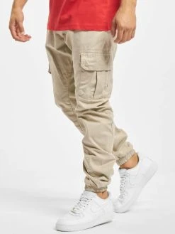 URBAN CLASSICS Herren Cargohose Cargo Jogging In Beige