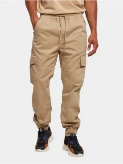 URBAN CLASSICS Herren Cargohose Military In Beige