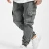 URBAN CLASSICS Herren Cargohose Cargo Jogging In Grau