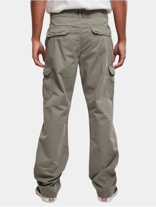 URBAN CLASSICS Herren Cargohose Straight Leg In Grau 4 URBAN CLASSICS Herren Cargohose Straight Leg In Grau – Bild 2
