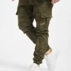 URBAN CLASSICS Herren Cargohose Camo In Olive