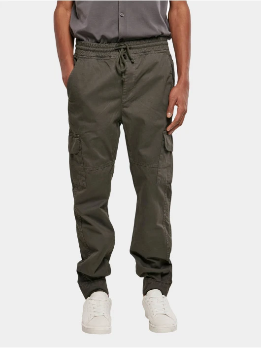 URBAN CLASSICS Herren Cargohose Military In Schwarz 3 URBAN CLASSICS Herren Cargohose Military In Schwarz