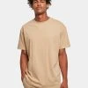 URBAN CLASSICS Herren T-Shirt Organic Basic In Beige