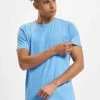 URBAN CLASSICS Herren T-Shirt Shaped Long In Blau -Only & Sons Shop urban classics t shirt blau 476608