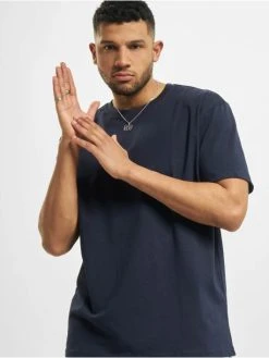 URBAN CLASSICS Herren T-Shirt Heavy Oversized In Blau