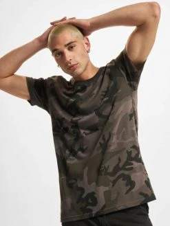 URBAN CLASSICS Herren T-Shirt Camo Oversized In Camouflage