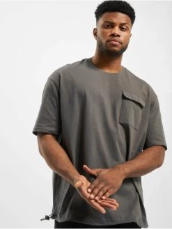 URBAN CLASSICS Herren T-Shirt Heavy Boxy Tactics In Grau