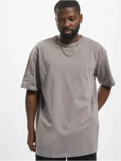 URBAN CLASSICS Herren T-Shirt Organic Basic In Grau