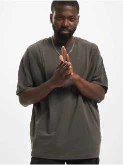 URBAN CLASSICS Herren T-Shirt Organic Wing Sleeve In Grau