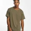 URBAN CLASSICS Herren T-Shirt Lace Up Long In Olive -Only & Sons Shop urban classics t shirt olive 400052