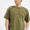 URBAN CLASSICS Herren T-Shirt Organic Basic Tee In Olive