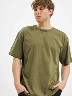 URBAN CLASSICS Herren T-Shirt Organic Basic Tee In Olive