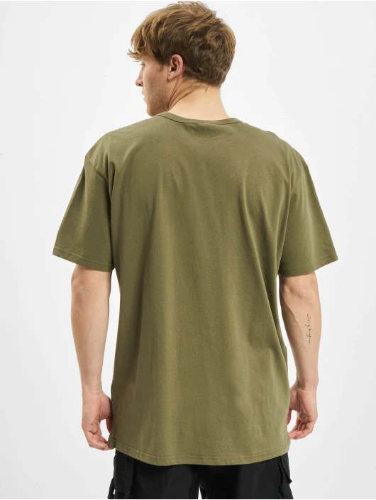 URBAN CLASSICS Herren T-Shirt Organic Basic Tee In Olive 4 URBAN CLASSICS Herren T-Shirt Organic Basic Tee In Olive – Bild 2