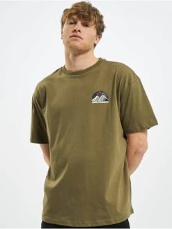 URBAN CLASSICS Herren T-Shirt Horizon Tee In Olive