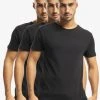 URBAN CLASSICS Herren T-Shirt 3-Pack Seamless In Schwarz -Only & Sons Shop urban classics t shirt schwarz 863653
