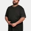 URBAN CLASSICS Herren T-Shirt Oversized Ringer In Schwarz