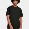 URBAN CLASSICS Herren T-Shirt Small Scribt Logo In Schwarz -Only & Sons Shop urban classics t shirt schwarz 915656