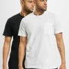 URBAN CLASSICS Herren T-Shirt Organic Cotton Basic Pocket 2-Pack In Weiß -Only & Sons Shop urban classics t shirt weiss 818202