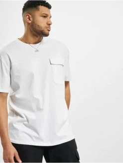 URBAN CLASSICS Herren T-Shirt Oversized Big Flap Pocket In Weiß
