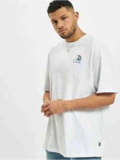 URBAN CLASSICS Herren T-Shirt Big Wave In Weiß