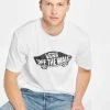 Vans Herren T-Shirt Off The Wall In Weiß -Only & Sons Shop vans t shirt weiss 108478