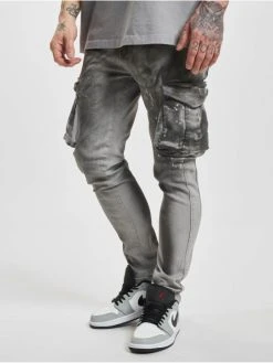 VSCT Clubwear Herren Cargohose Keanu Cargo In Grau