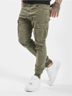 VSCT Clubwear Herren Cargohose Noah Cuffed In Khaki