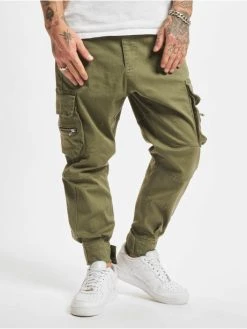 VSCT Clubwear Herren Cargohose Nolan Cuffed Laces Velcro In Khaki