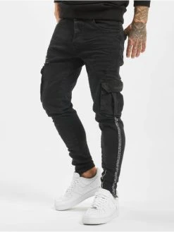 VSCT Clubwear Herren Cargohose Keanu Cargo In Schwarz