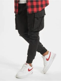 VSCT Clubwear Herren Cargohose Clubwear Mercury Laced In Schwarz