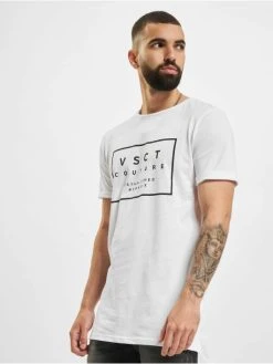 VSCT Clubwear Herren T-Shirt Logo Believe Back In Weiß
