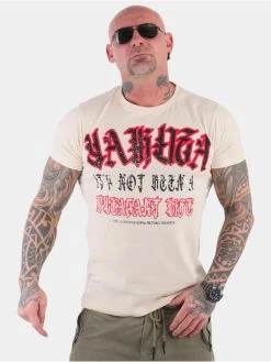 YAKUZA Herren T-Shirt Pleasant In Beige