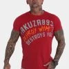 YAKUZA Herren T-Shirt Dwdy In Rot -Only & Sons Shop yakuza t shirt rot 873949