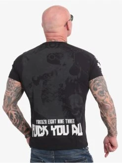 YAKUZA Herren T-Shirt F.Y.A. In Schwarz -Only & Sons Shop yakuza t shirt schwarz 833602 1