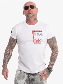 YAKUZA Herren T-Shirt Galaxy In Weiß