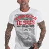 YAKUZA Herren T-Shirt Jesus In Weiß -Only & Sons Shop yakuza t shirt weiss 873782